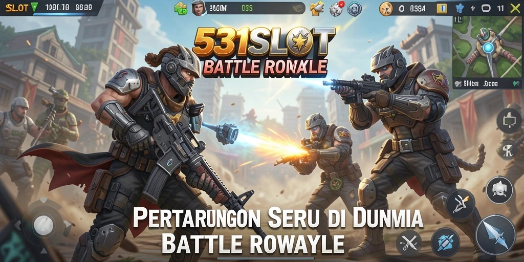 Gameplay seru 531SLOT yang menegangkan di medan perang Battle Royale.