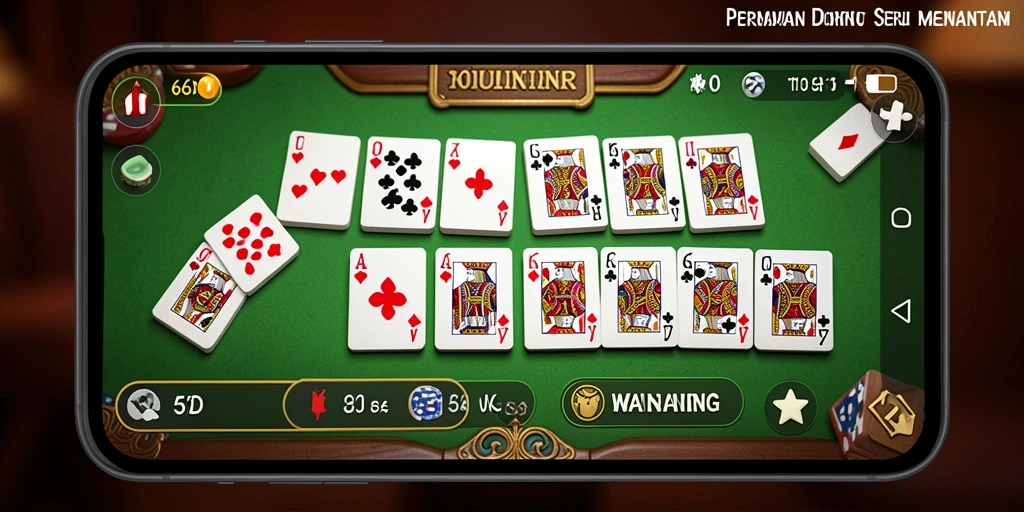 Gameplay seru dan interaktif pada 66D di layar.