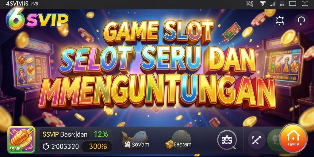 Tampilan gameplay seru di 6SVIP dengan berbagai mesin Slot.