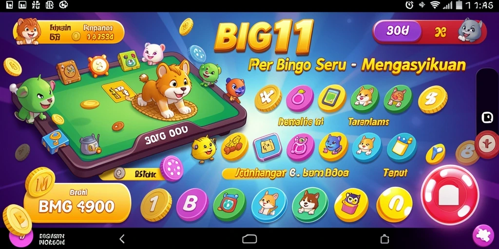 Screenshot gameplay menarik dari BIG11 yang menampilkan momen seru Bingo.