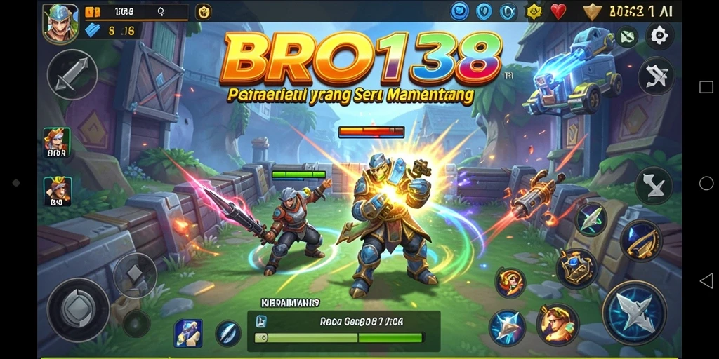 Tampilan gameplay seru dan interaktif di BRO138.