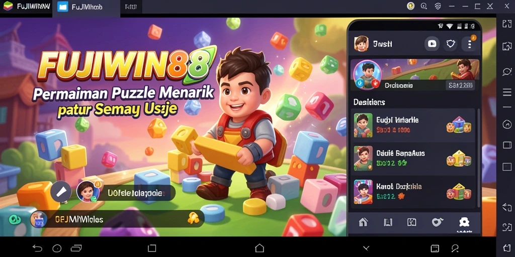 Tampilan gameplay interaktif dan menarik dari FUJIWIN88.