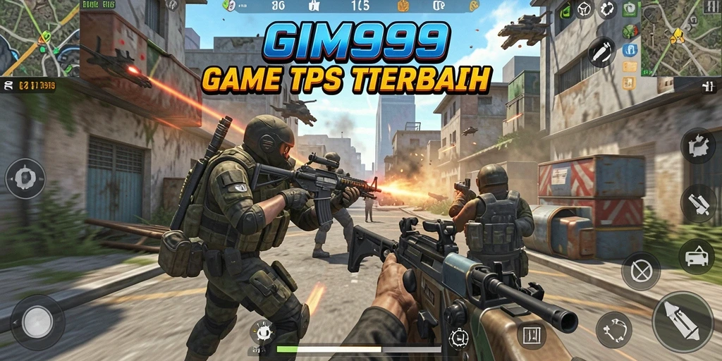 Tampilan dinamis dari aksi gameplay GIM999 yang menegangkan.