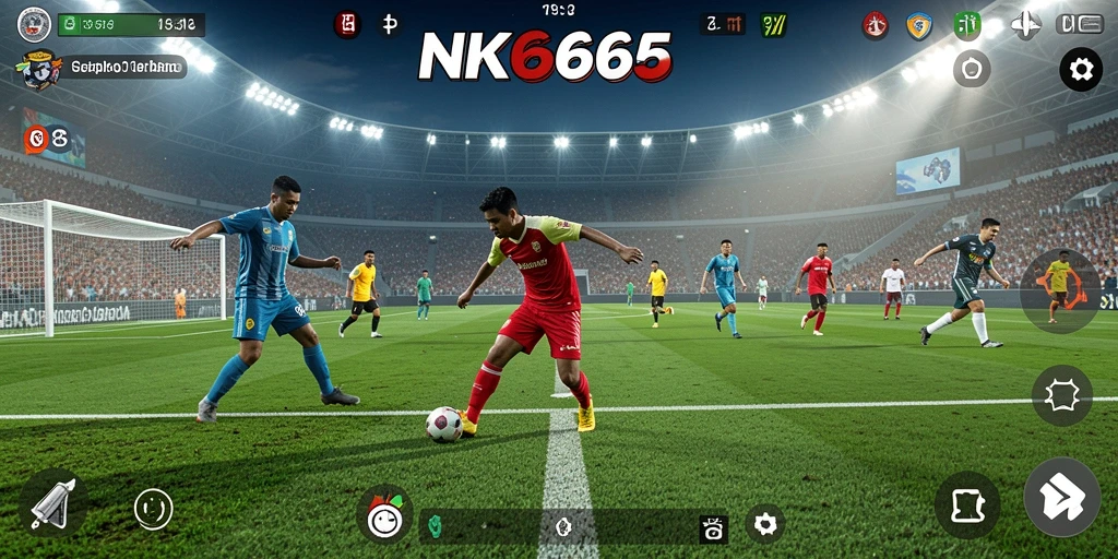 Gameplay NK666 menampilkan aksi seru dan pemain yang bersemangat.