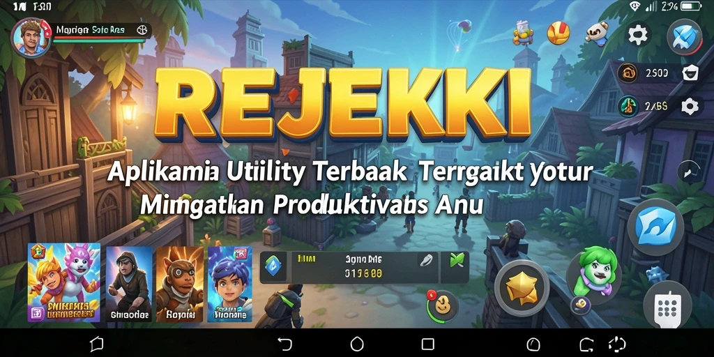 Tampilan antarmuka REJEKI yang sederhana dan fungsional.