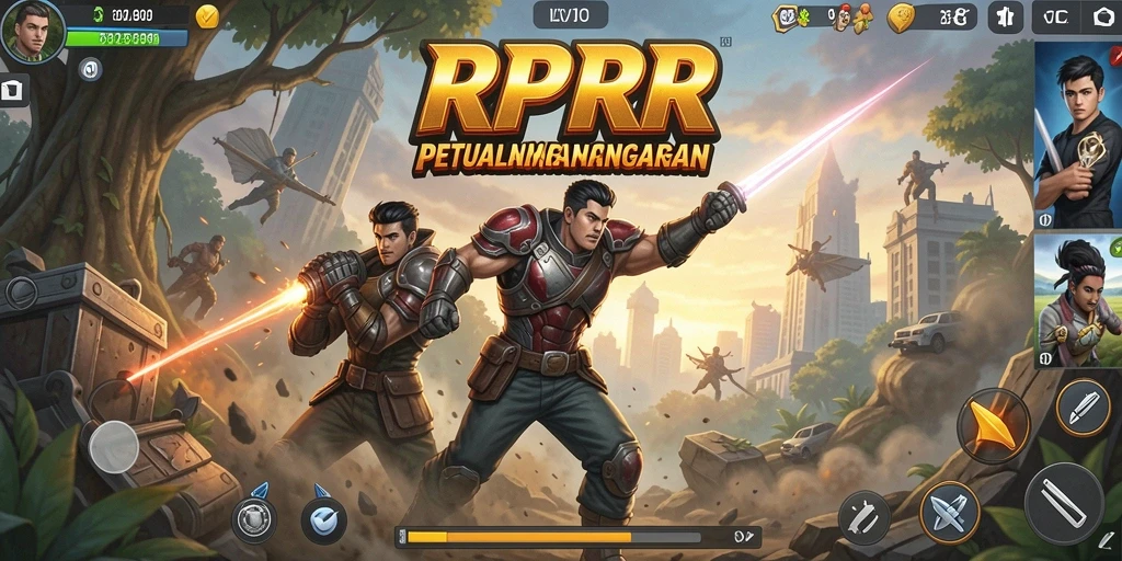 Screenshot gameplay di RPRR menampilkan aksi seru yang mendebarkan.