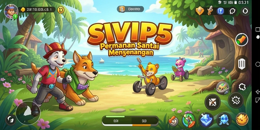 Screenshot gameplay SVIP5 yang menarik dan menghibur.